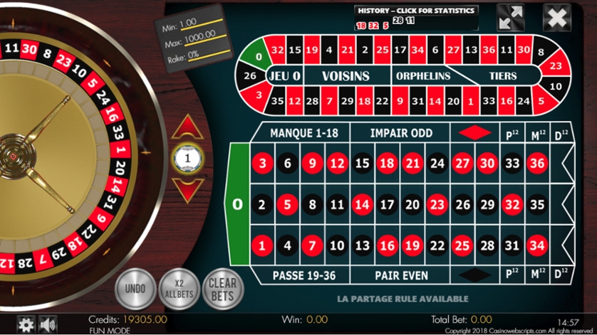 Online Casino Roulette Wheel