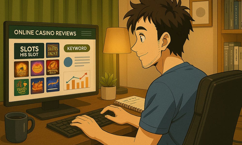 OnlineCasinoGames.club:in ohjauskeskus ja tutkimuspöytä, joka korostaa sitoutumistamme datalähtöisiin arvosteluihin.