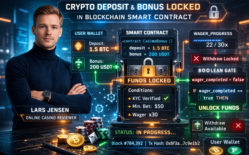 Bônus de Casino Cripto: Valor Esperado e Armadilhas de Contrato Inteligente (2026)